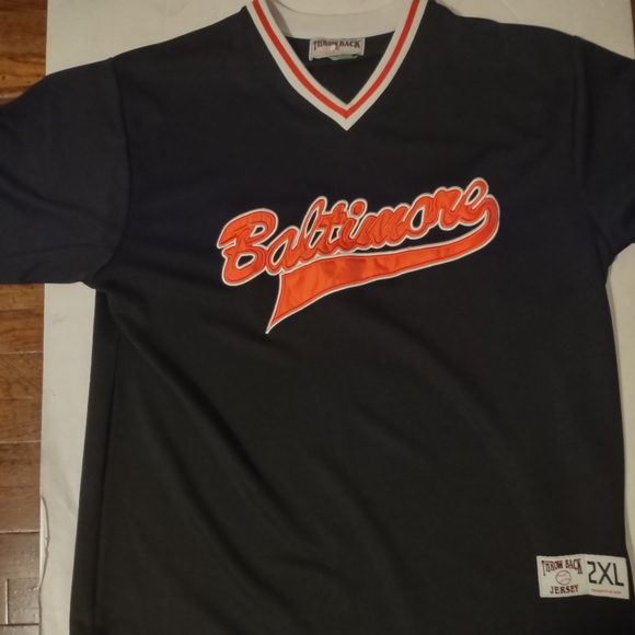 Baltimore Throwback baseball jersey Sz 2xl - Picture 3 of 8